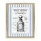 Stupell Industries French Perfume on Stripes Floating Frame, design by Lettered and Lined